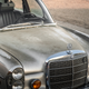 A faded silver hood on a 1971 Mercedes-Benz 300SEL 6.3